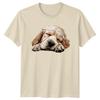 Sleeping Dog Puppy Dogs Animals Unisexs TShirt Unisexs Graphic Tee Unisex Top