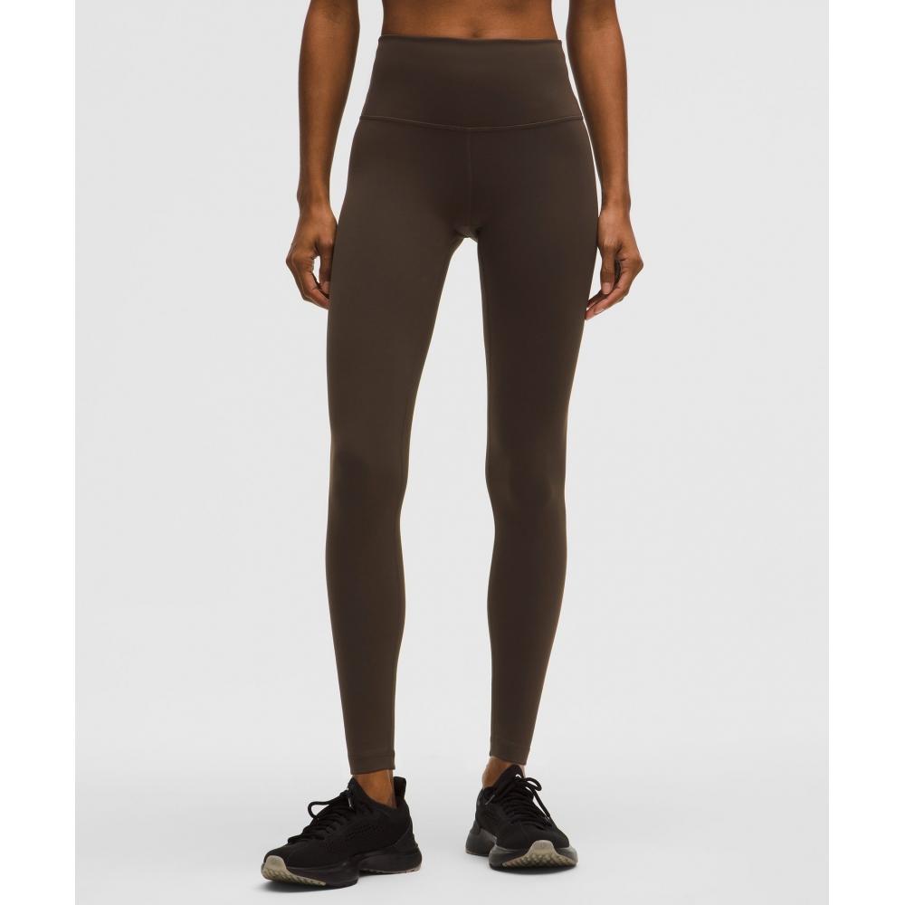 Lululemon Wunder Train High Rise Tight 31  Walnut Crunch