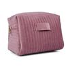 Miling Striped Large Capacity Cosmetic Travel Bag