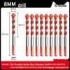 All-in-One 6mm Alloy Triangle Drill Bit for Tile, Concrete, Glass, and Cement