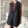 Tooxika New Two-button Solid Color Vest For Spring And Autumn Outerwear Suit Jacket