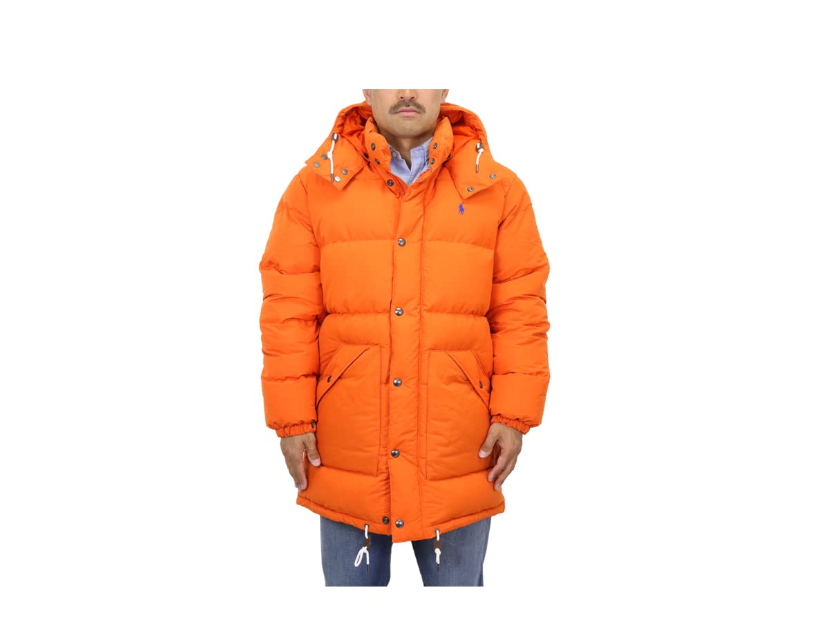 

POLO RALPH LAUREN Длинный пуховик Размер COLLEGEORGEORGE Мужская куртка/пальто, XL, 0101968, [Б/у]