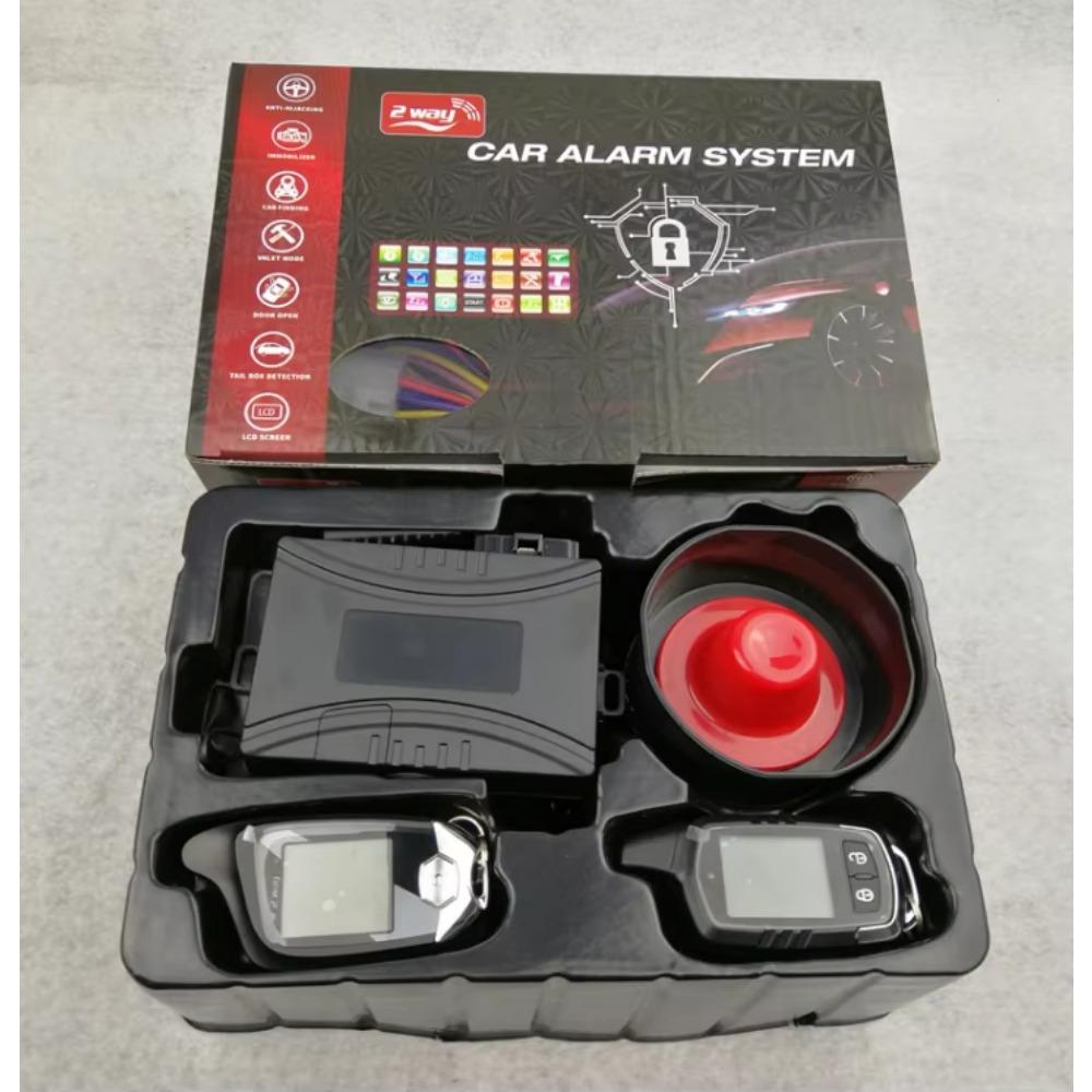 Universal Car Alarm Remote Start Two Way Car Security System Central Kit Vehicle Door Lock Locking Alarm