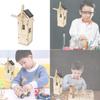 Solarbetriebene Windmühle DIY Holzhaus Bausatz für Kinder 7-14 Jahre Anpassbares Lernspielzeug