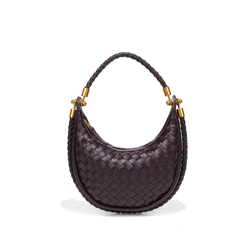 

Повседневная сумка, сумка через плечо и подмышку, модная сумка ручной работы, сумка через плечо в стиле ретро, сумка-полумесяц для женщин