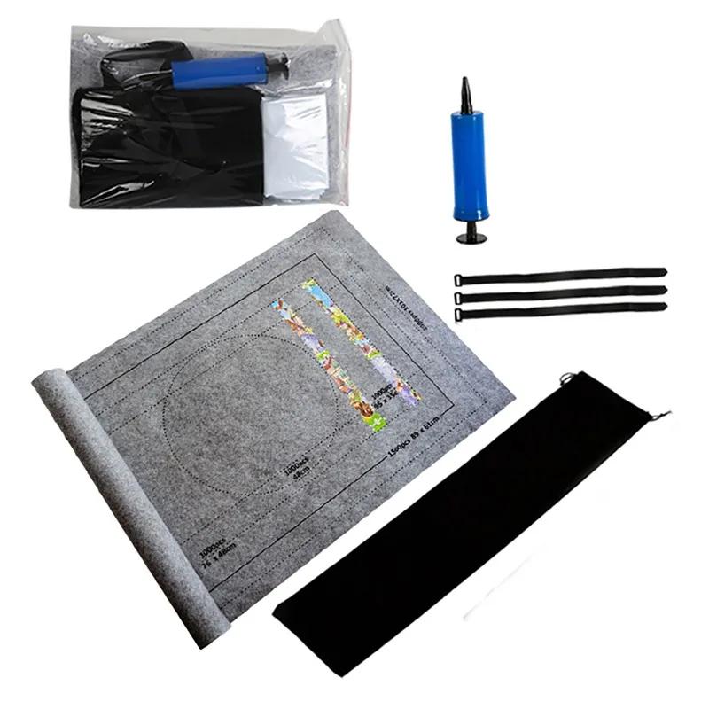 1500Pcs Portable Jigsaw Puzzle Felt Mat - Roll Playmat for Puzzles & Games, New Puzzle Accessories, Party Favor for Guests