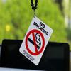 Car Pendant NO SMOKING Warning Sign Creative Fashion Auto Interior MirrorDecoration Accessories