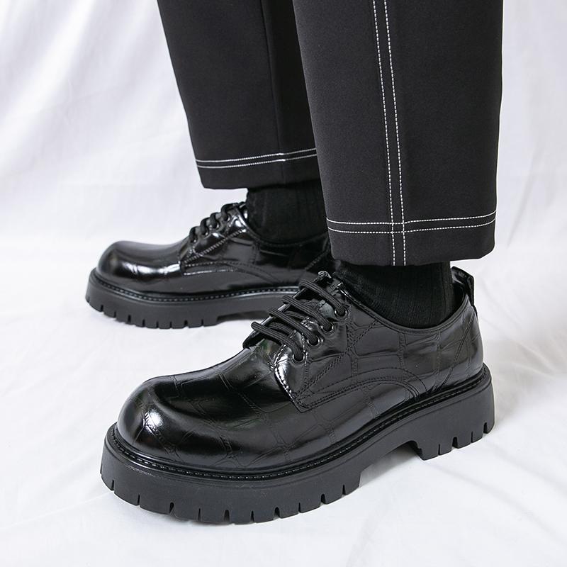 Fashion Plus Size 38-46 Casual men's leather shoes Trendy design comfortable style Outdoor Fashion Party Street Thick soled shoes