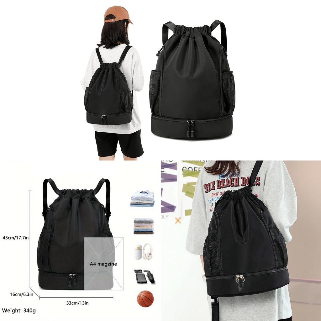Urban Style Large Capacity Sports Backpack With Laptop Pocket For Men And Women