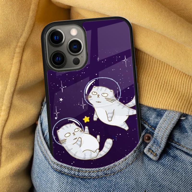 Space Turtles bunny Otters Soft Phone Case for iPhone 17 Air 16e Pro max 15 Pro 13 14 Plus 11 12 MagSafe Magnetic Coque iPhone 13pro max