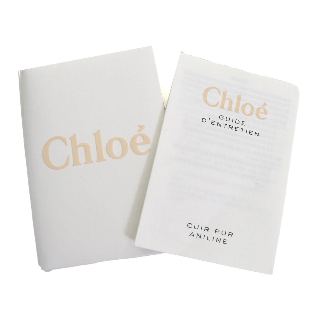 Excellent Chloe Shoulder Bag Chloe C logo suede leather chain Red Cowhide CHC19SS192A37640 Used