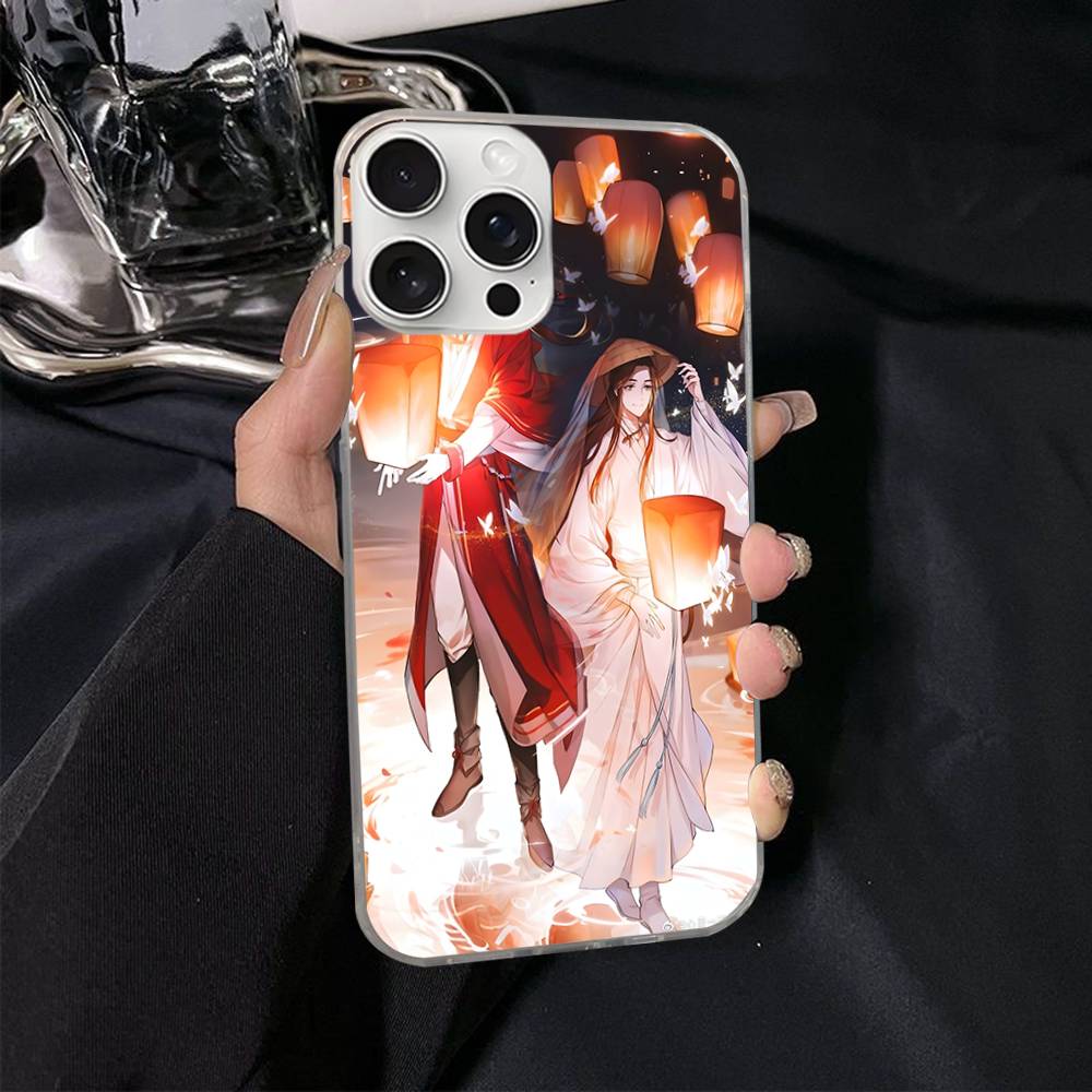 Heaven Officials Blessing Phone Case For IPhone 11 12 13 14 15 16 17 Plus Pro Max Satin Laser Glossy Cover