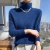 2025 A/W Women's High Neck Loose Knit Mink Velvet Cashmere Sweater