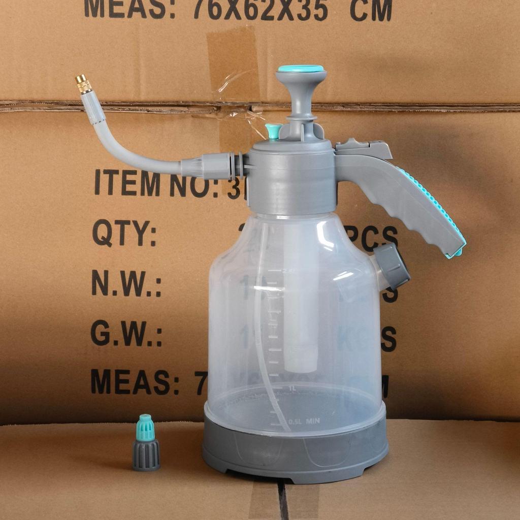 Acid & Alkali Resistant Anti-Corrosion Foam Spray Disinfectant Bottle for Car Washing & Beauty, Air Pressure Kettle.