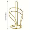 1pcs Hotel Kitchen Restaurant Iron Tabletop Paper Towel Holder Creative Standing Tissue Roll Organizer for Home & Commercial Use