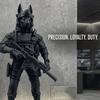 Anubis Tactical Dog Statue, 3D Printed Egyptian Warrior Decor, Mythical Military Figurine for Desk, Collectible Gift for Men