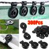 30-300pcs Shade Cloth Clips Heavy Duty Lock Grip Greenhouse Film Clip Hang Expand Instant Grommet Sunshade Net Fix Clips Tool