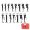 Industrial Strength 15 Piece Sockets Wrench Kit With Rounded Edges Design Prevents Fastener Stripping And Slipping