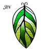 Lightweight Outdoor Decor Acrylic Leaf Hanging Pendant, Waterproof Sunproof Window Hanging, Decorative Four-leaf Clover Pendant Ornament with Colorful