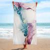 Rainbow Striped Beach Towel Lightweight Microfiber Pool Towels Quick Dry Soft Summer Beach Towel Swimming Towel For Adults Kids