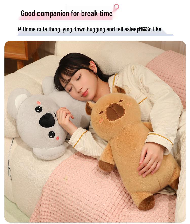 Cute Koala Capybara Plush Doll Hugging Pillow - Birthday Gift for Girls