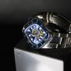 Daniel & Douglas Mechanical Automatic Wristwatch DD8811 Broken Marine Men's Silver Blue