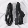 Autumn and Winter Velvet Inner Heightening Leather Shoes 8cm Breathable Heightening Shoes Men's Soil 6cm Wedding Groom Men's Shoes