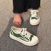 Popular platform canvas shoes spring and autumn ins tide 2025 new niche versatile casual student white shoes women's shoes