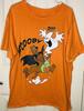 Scooby Doo Orange Halloween Boo Short Sleeve Cotton Unisex S-5XL T-shirt