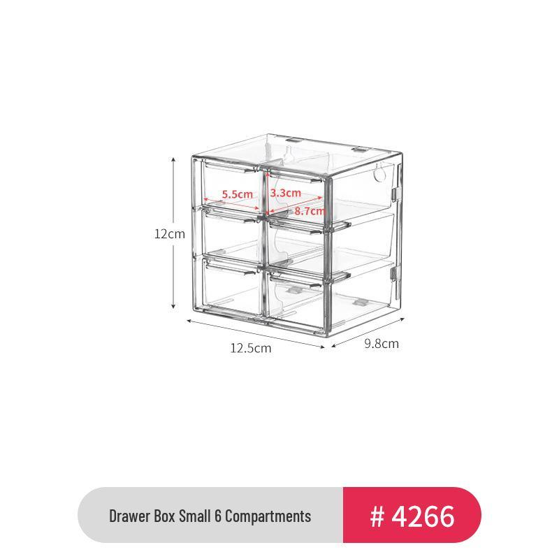 

Узкий длинный акриловый выдвижной зеркальный шкафчик с девятью отделениями для помады и мелкой косметики