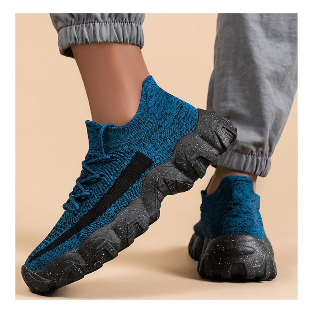Buty Męskie, Oddychające Nie Śmierdzące Stopy Trampki Męskie Modne Skarpety Buty Flyknit Buty Casualowe
