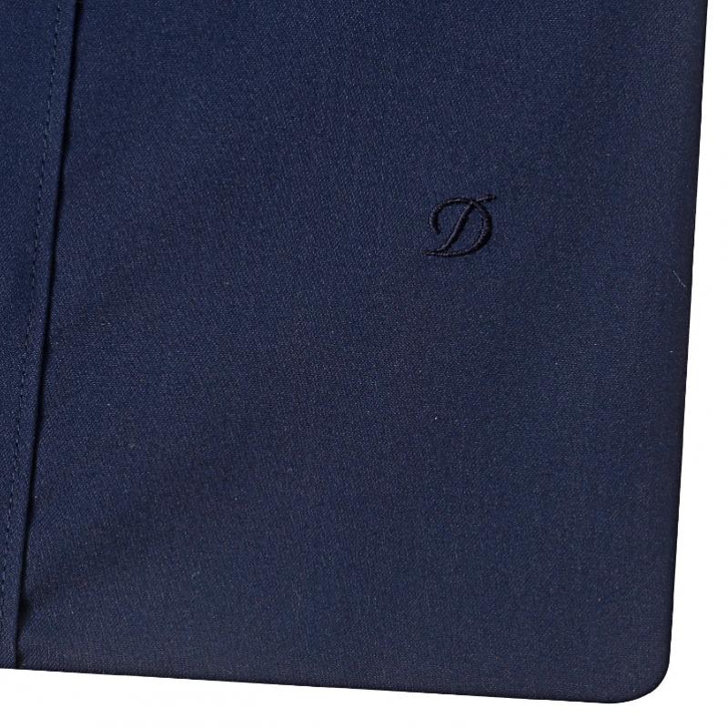 S.T. Dupont Long Sleeve Slim Fit Navy Shirt Se5fm22ls932sny