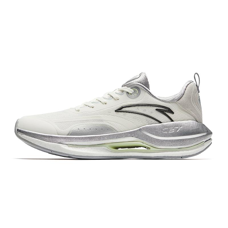 Anta Running Series Low-top Shoes Silver White Grey Women s 922435537-3 35.5