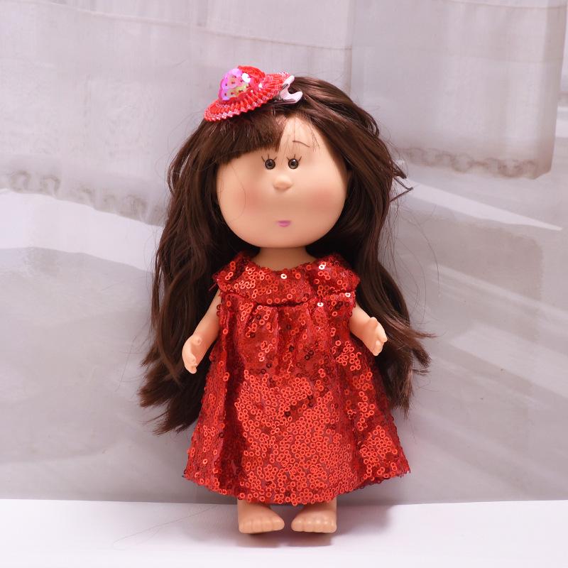 

Spain Mia Potato Doll Outfit: 24cm Mia Dress-up Set with Sequin Skirt & Hat Fits 24cm Potato Doll