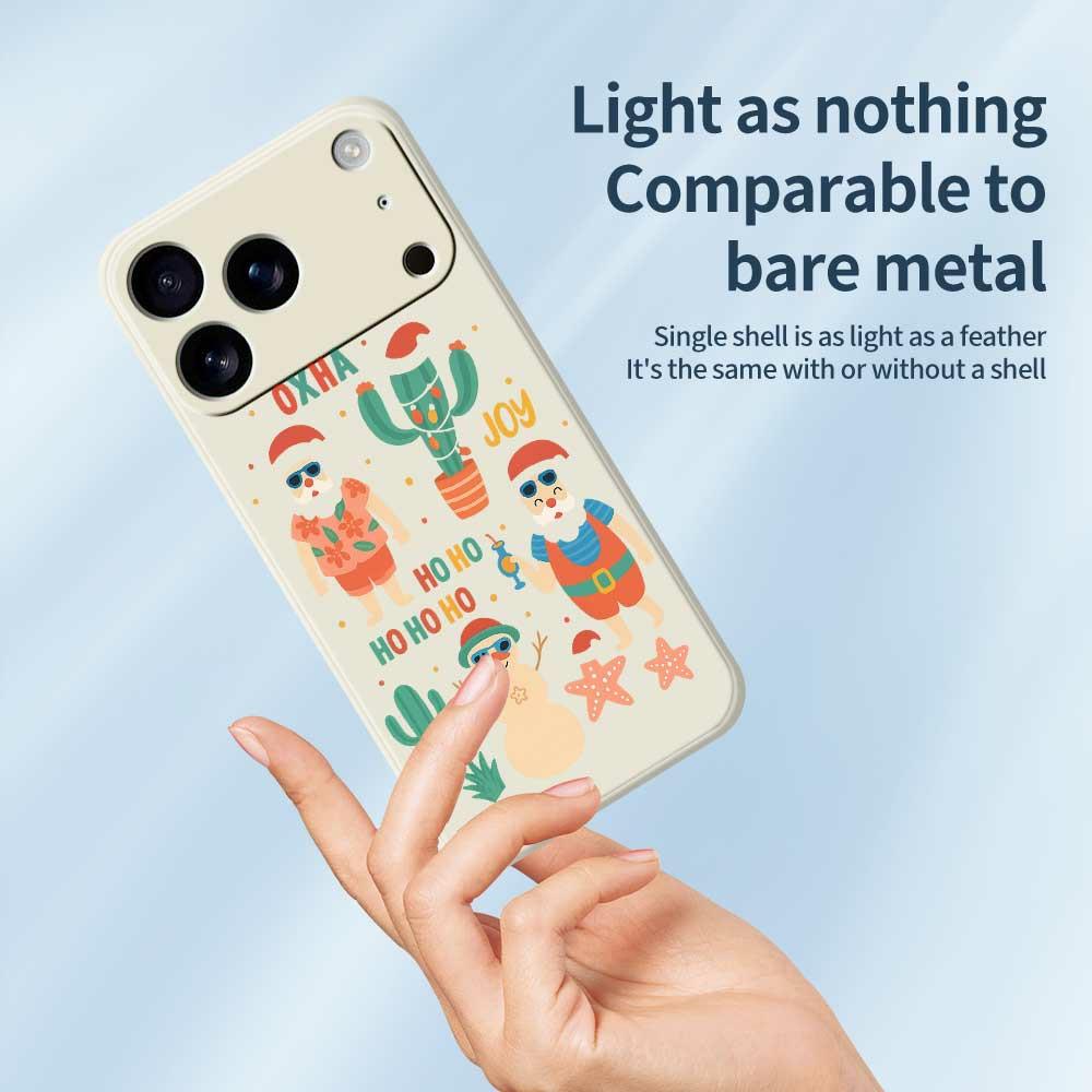 For iPhone 17 Pro Max Case Fun Playing Pattern Printing Straight Edge TPU Phone Back Cover