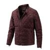 Uomo Inverno Caldo Motore Giacca a Vento Griglia Giacca Cappotto Uomo Autunno Casual Outwear Slim Spessi Giacche Uomo Parka Cappotto