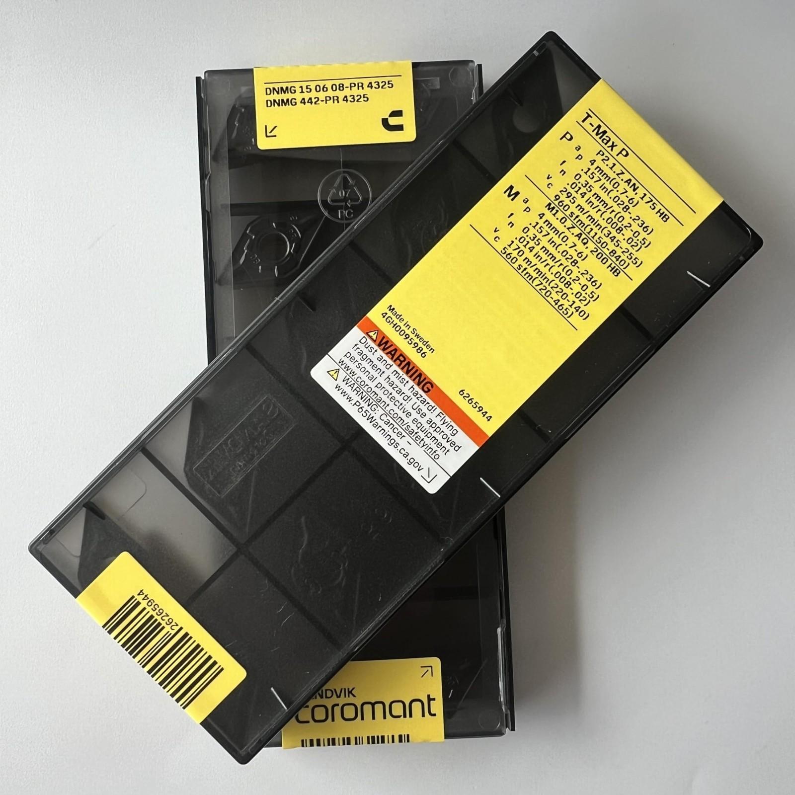 

SANDVIK / DNMG150608-PR 4325 / Original Swedish hard alloy blade 10 Pcs