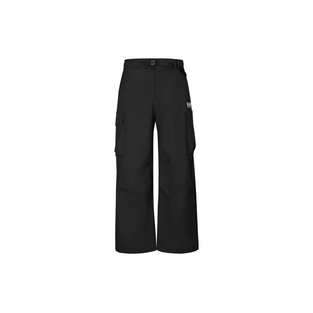 Reebok Classic Comfortable Woven Sports Cargo Pants Women Pants Black 24FRC602WGH0