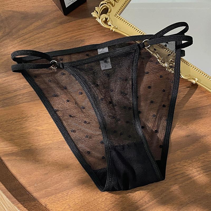 Sexy Panties Thongs Porn Lace See-Through G-String Hollow Out Briefs Underwear Porn Flirting Underpants Clothes for Women