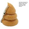 Funny Poop Squeeze Toy Realistic Soft Stress Reliever with Keychain Clip Slow-Rising Humorous Prank Gift for Friends Bag Charm for Adults Teens