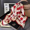 100% Natural Twill Silk Scarf For Women Neck Double Side Female Foulard Shawl Wrap High Quality Square Neckerchief Lady Hijab