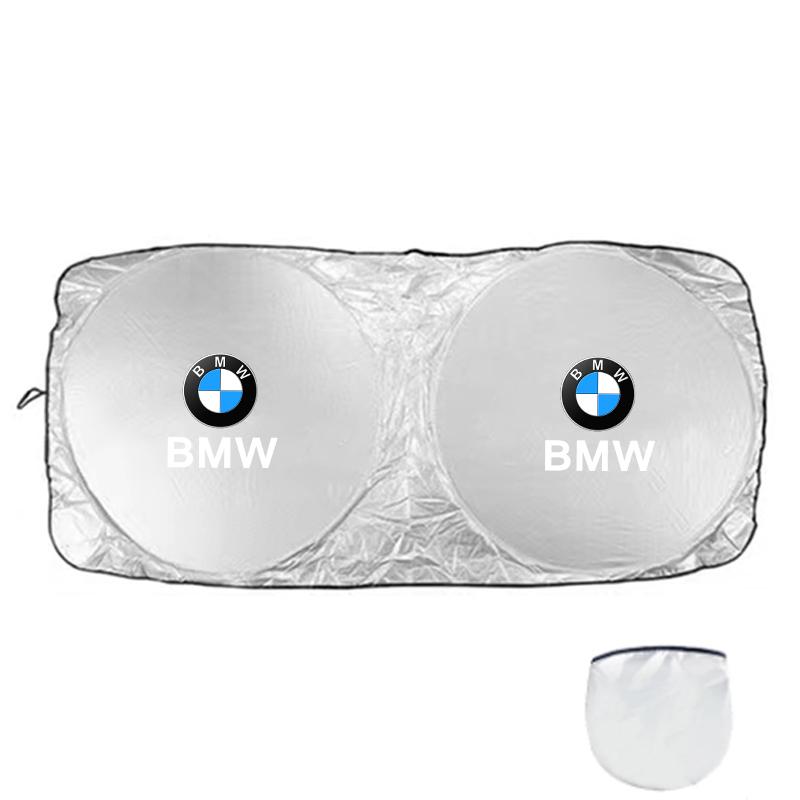 CTCE1 Keychain Car Windshield Sun Shade Cover Blocks Rays Protector Auto Interiors For BMW Performance F30 i4 F10 E90 F20 E46 E60 E70