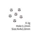 New Year's Day Jewelry Findings Small Torus Spacer Beads Accessories Parts Backpack Accessories