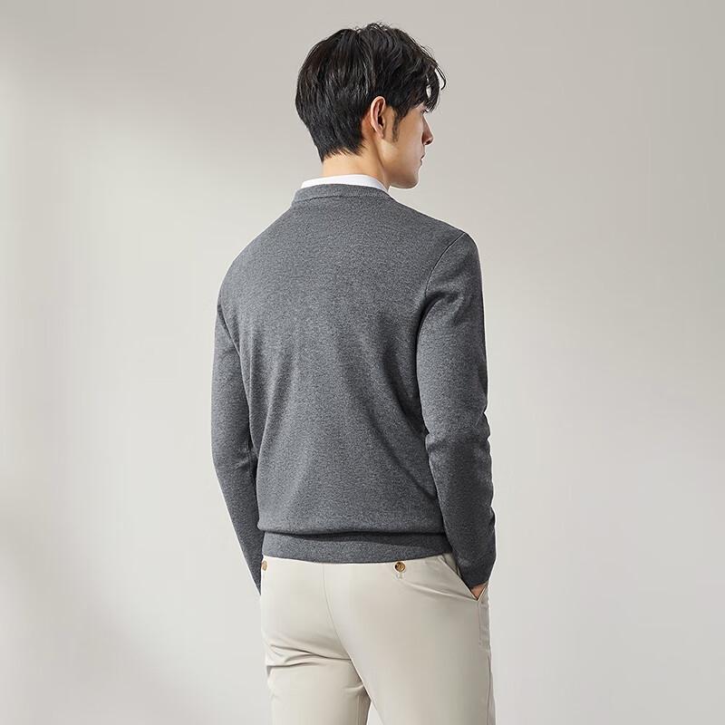 Septwolves Men's Round Neck Knit Sweater