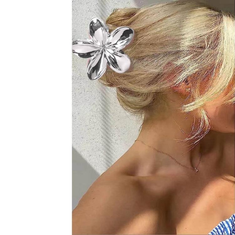 Elegant Flower Shape Hair Clip Spring Clamp Hair Accessories Flowers Claw Clip