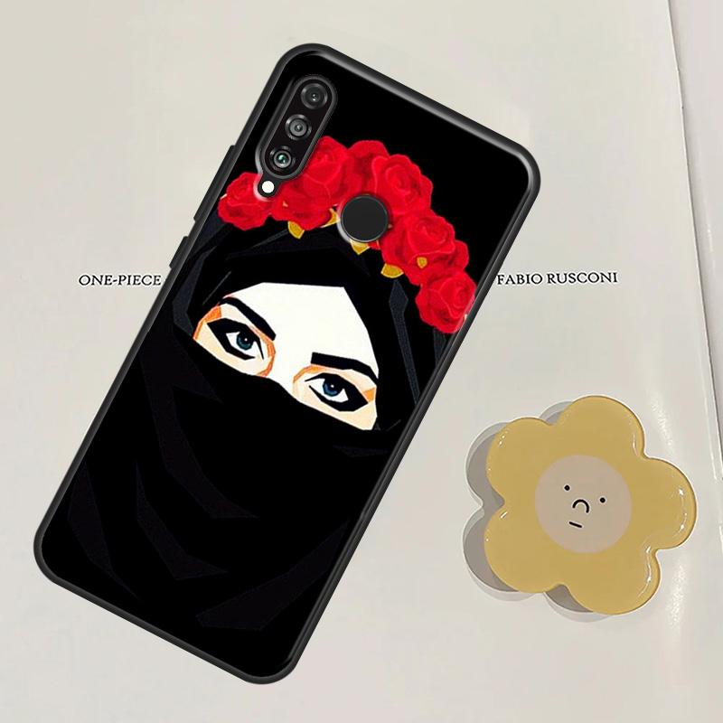 Muslim Islamic Girls Arabic Hijab For Huawei Nova 11 9 10 SE Y60 Y70 Y90 Y61 Y91 Nova 3i 7i 8i 11i P20 P40 Lite P30 Pro Case