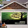 405. Halloween Garage Door Banner Background Cloth Banner Halloween Party Decoration