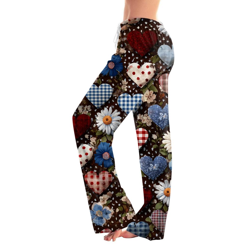 Women's Fashion Loose Casual Printed Casual Pants