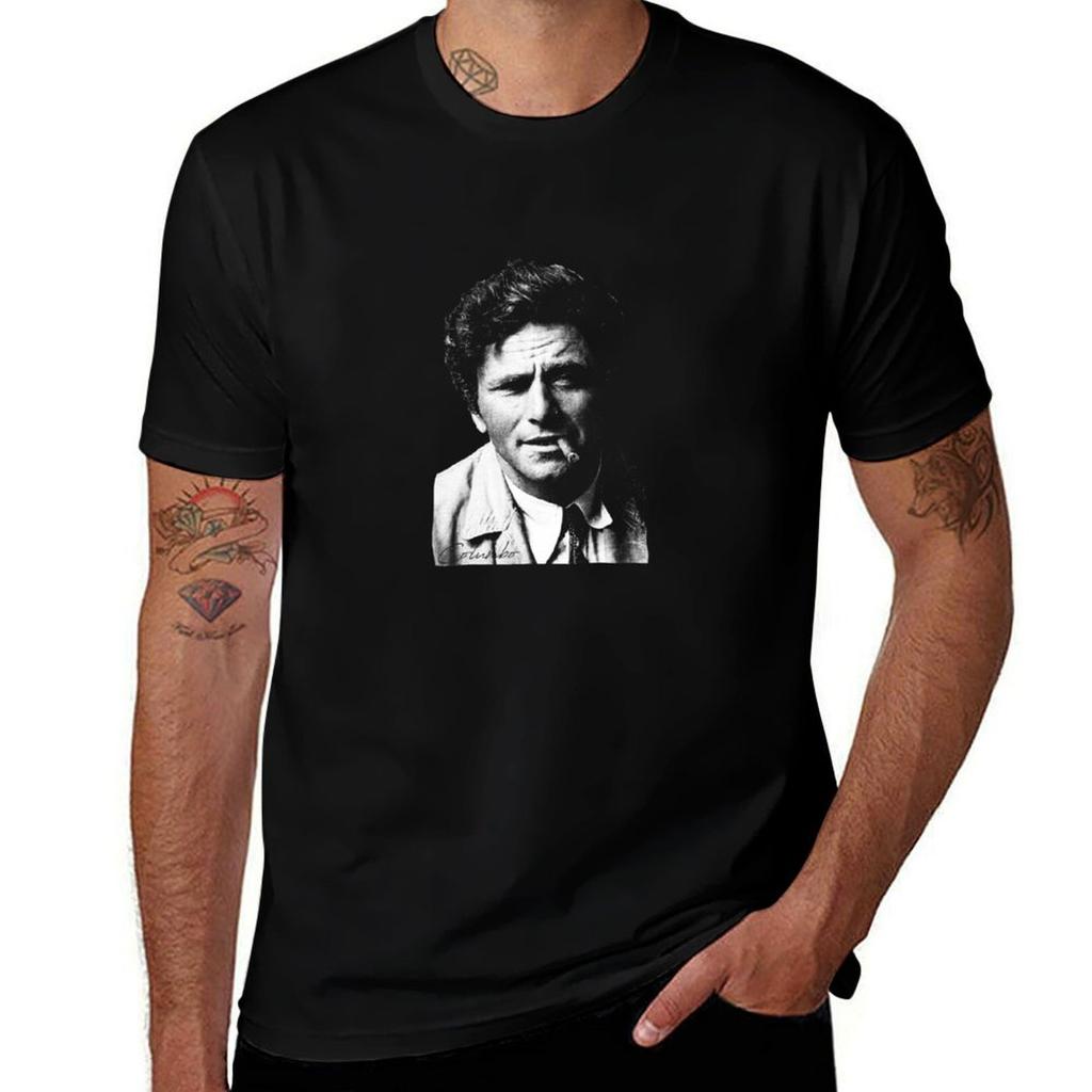 Columbo Portrait T-Shirt Feuchtigkeitsregulierendes Sport-T-Shirt