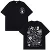 Vintage Unisex Fashion Hip Hop Streetwear Summer Tshirt With DTMF Debi Tirar Mas Fotos Print of Rapper Bad Bunny Tshirt